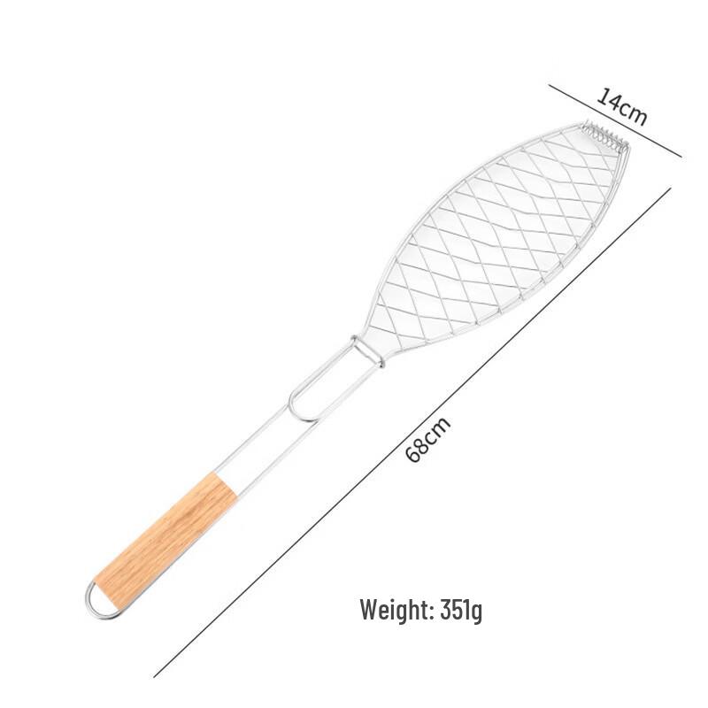 

ZISIZ Removable Fish Grilling Baskets (2-Pack)