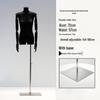 Korean Style Flat Body Female Mannequin with Wide Shoulders for Women's Clothing Display