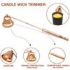 3/4pcs Candle Suppressor One-piece Tool Domestic Aromatherapy Candle Scissors Candle Suppressor Hook Tray Candle Tool Clippers