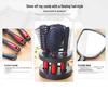 5-Piece Hairdressing Set with Mirror and Scalp Massage Comb
