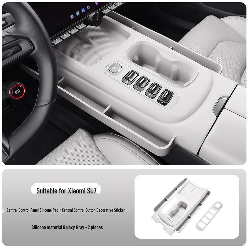 Silicone Non-slip Protective Sticker for Xiaomi SU7 Central Control Panel Interior Accessories