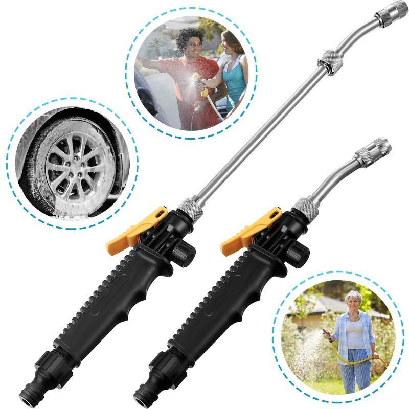 Household Use Atomizing Watering Spray Nozzle Leakproof Hose Wand for Gardening Car Wash Pet Cleaning