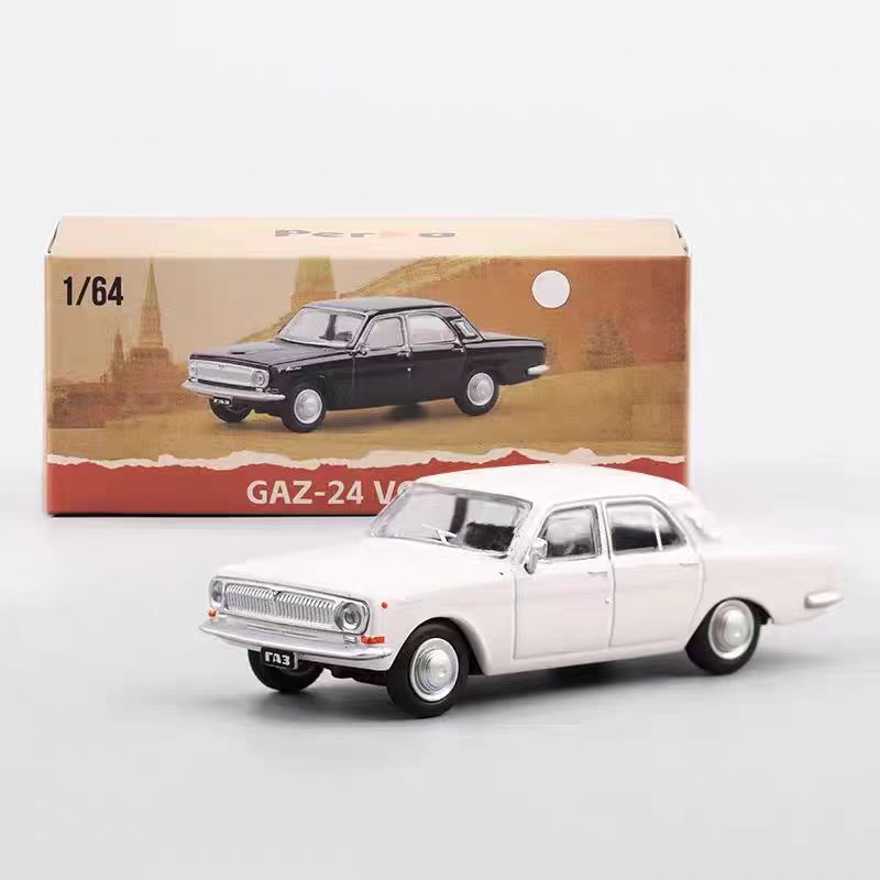 Perka 1:64 Gaz-24 Volga Die-Cast Model Car Collectible Toy Gift