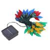 Solar Dekorative Lichter Erdbeerform Wasserdicht Kunststoff Batteriebox Betrieben Garten Lichterkette