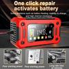 EAFC 12V 15A Smart Car Battery Charger, Color Screen Smart Fully Automatic Battery Charger Maintainer Trickle Charger