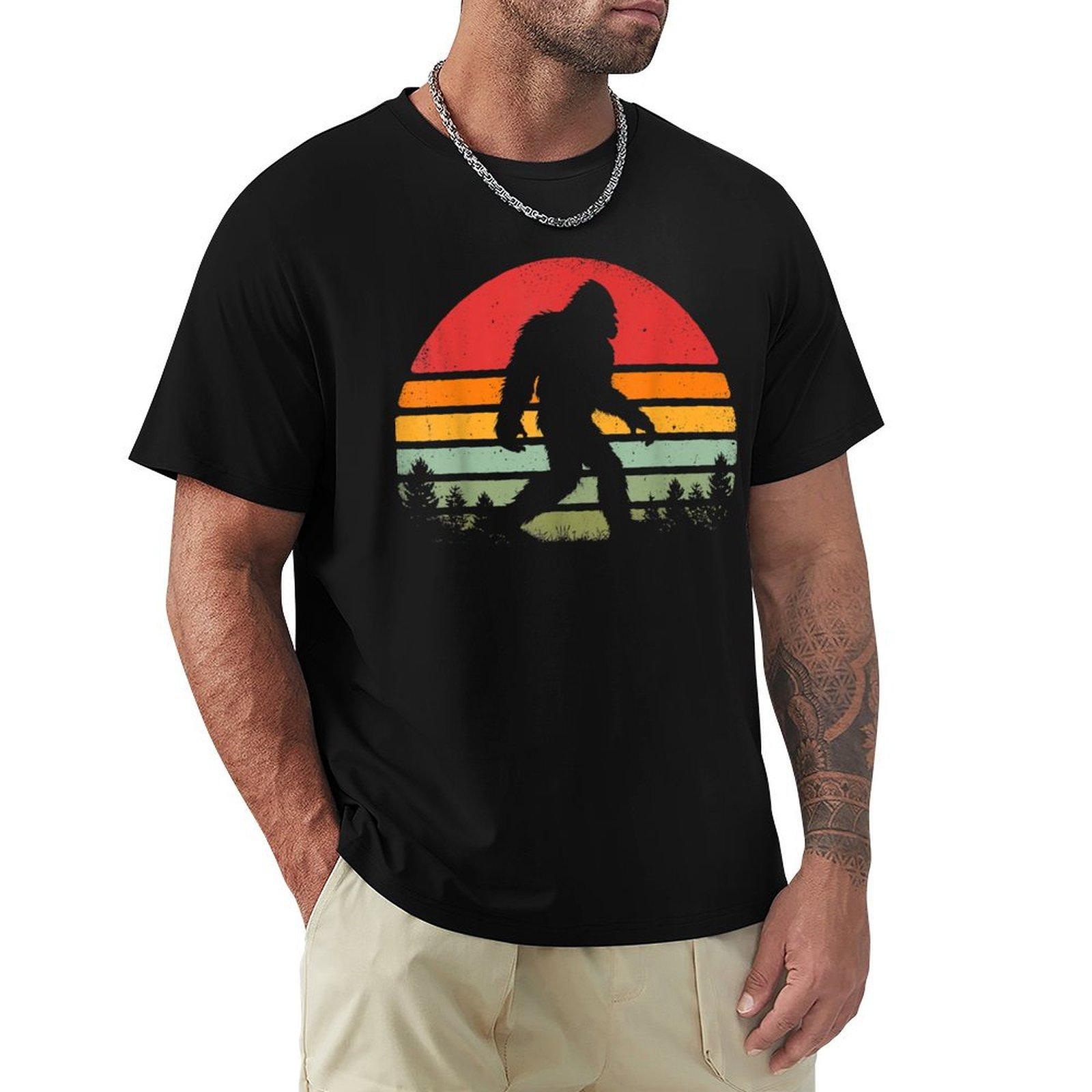 Bigfoot Retro Vintage 70s 80s Sasquatch Lovers Men Women TShirt anime t shirts vintage t shirts funny t shirts men 4XL