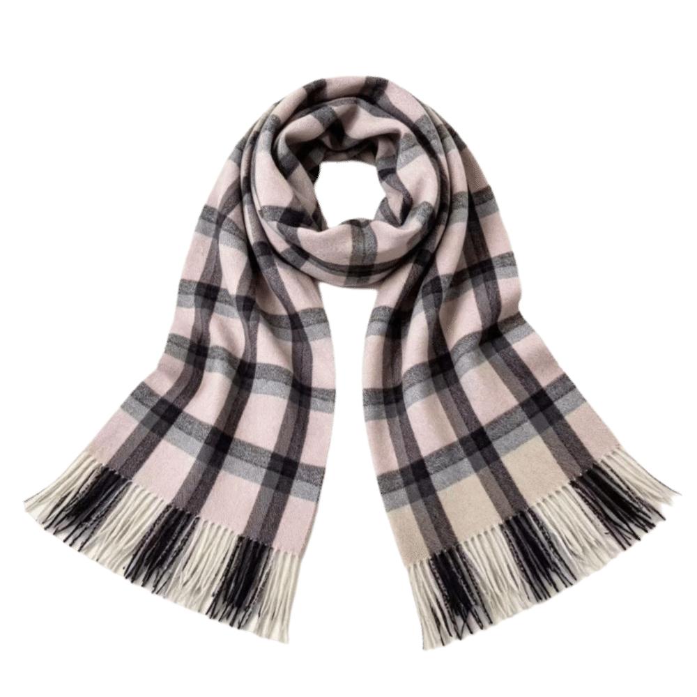 Windproof Cashmere Scarf Soft Shawl Wrap Universal Plaid Scarf  Winter