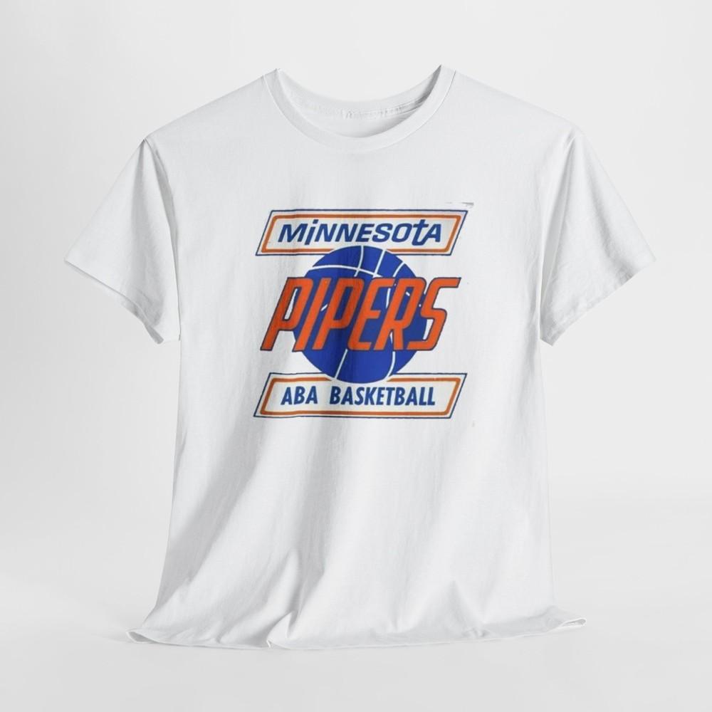 

Minnesota Pipers 1969 Vintage Basketball T-shirt Tee, ABA Team Shirt, Sports Fan 3XL
