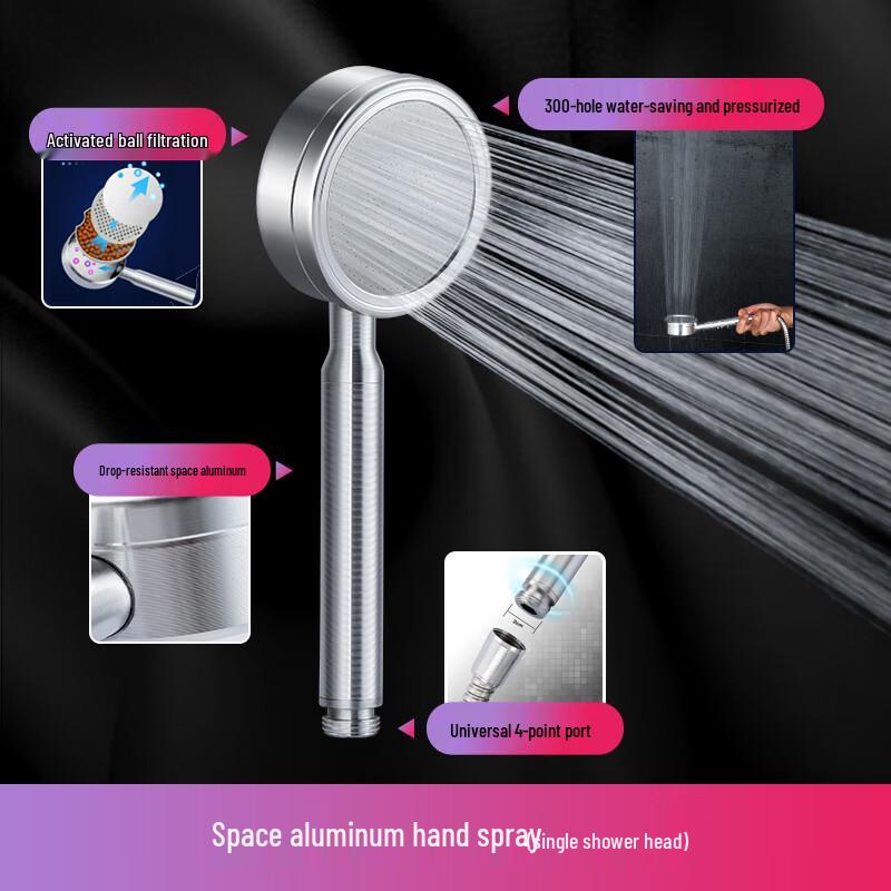 ZISIZ Pressurized Shower Head Set
