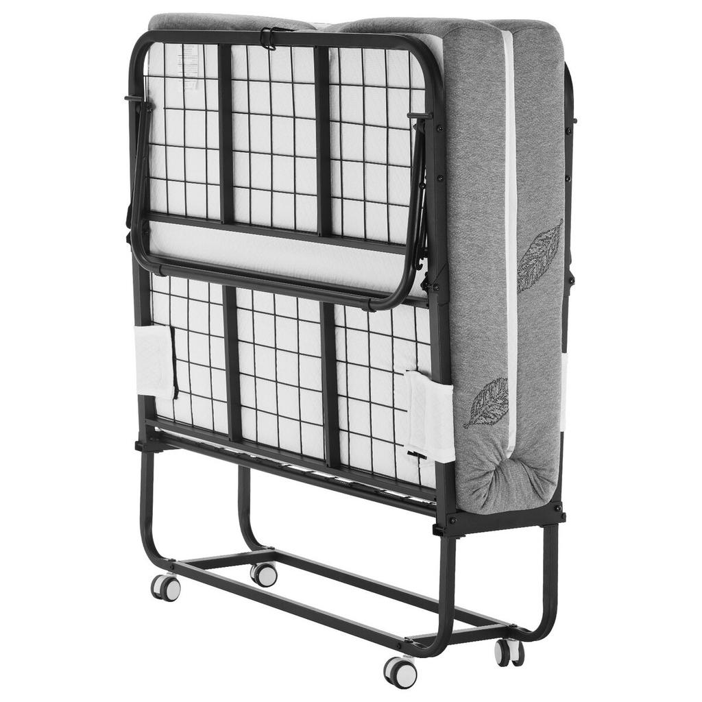 Rollaway Bed Folding Bed with 5 In Foam Mattress for Adults and Guest