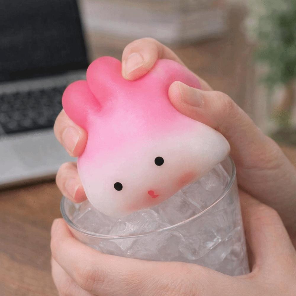 Rebound Squeeze Sensory Toy Squishy Bunny Color-changing toy Rabbit Pinch Le Uncompressed toy