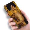 Art Gustav Klimt Black Silicone Phone Case For Xiaomi POCO X3 X4 NFC F5 M3 M4 M6 X5 X6 Pro F3 F4 GT 5G C55 C65 M5