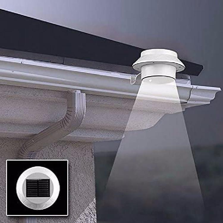 Solar-Außenzaunleuchte mit wasserdichter LED zur Beleuchtung von Gartenwegen