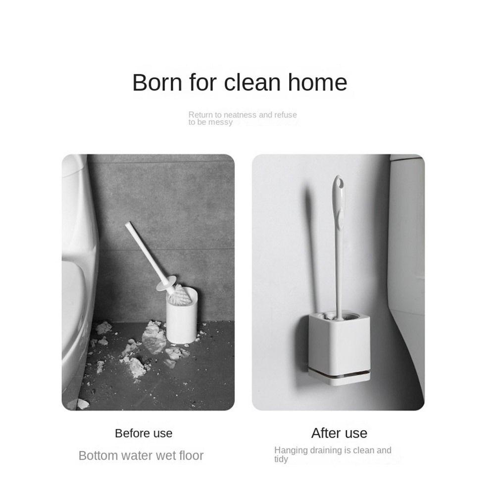 Long Handle Toilet Bowl Cleaner Brush Quick Drying Closestool Brush Durable Toilet Brush Household