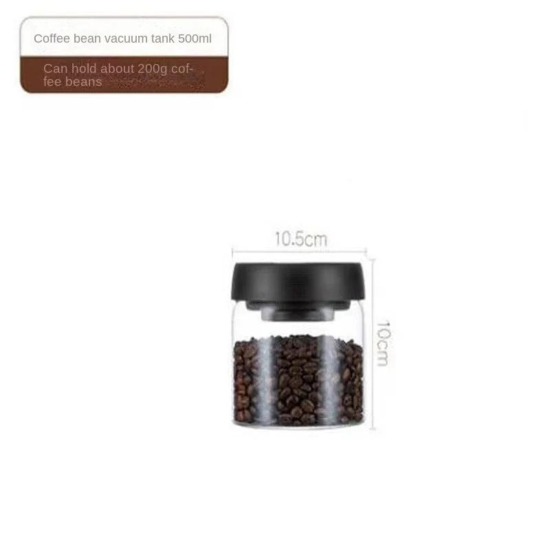 Borosilicate Glass Kitchen Storage Jars, Coffee Canisters with Airtight Lid Seal, Food Storage Containers Tea, Sugar, Candy