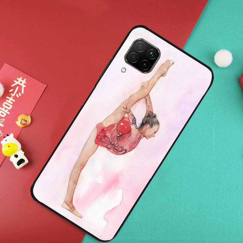

Gymnastics Oil Painting For Huawei Nova 12S 9 10 SE 7i 8i 11i 12i Y60 Y61 Y70 Y72 Y73 Y90 Y91 P20 P30 P40 Lite Case Huawei Nova 11