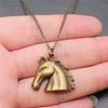 Unicorn Horse Fantasy Pendant Antique Bronze Metal Women Choker Necklace High Quality Gift