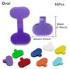 Cable Labels, Medium, Multi-Color (8-24Pcs) Write On Cord Labels, Wire Labels, Cable Tags and Wire Tags for Cable Management and Identification
