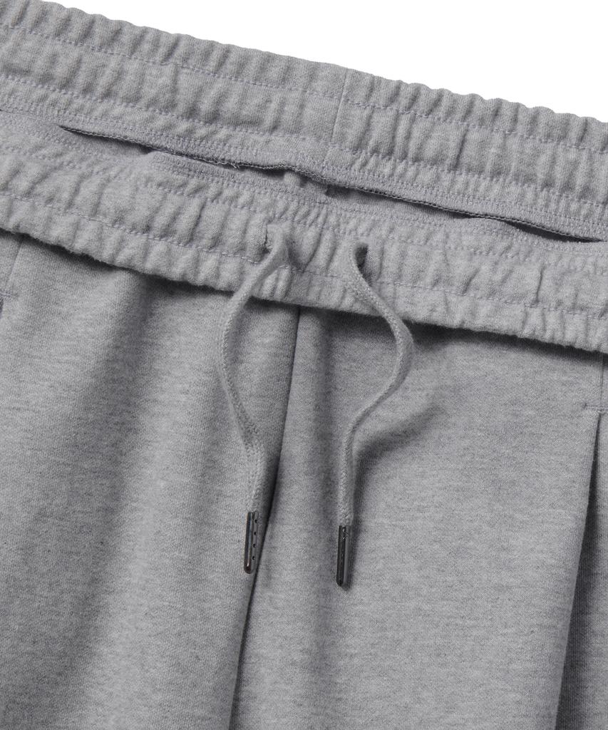 MUSINSA STANDARD Double Knit Three-Pleat Wide Lounge Sweatpants [Medium Grey]
