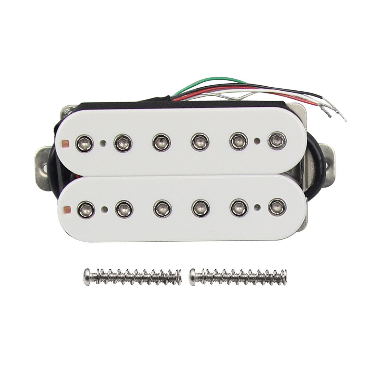 

FLEOR 1pcs Alnico 5 Humbucker Pickup Electric Guitar Neck /Bridge Pickup- Adjustable Pole Pieces