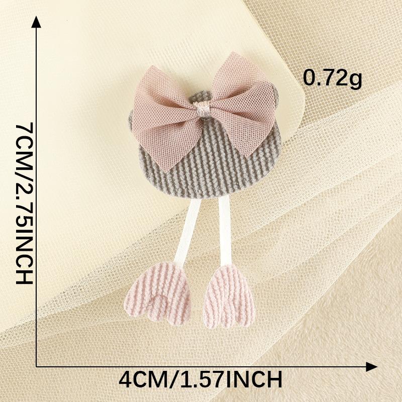 Hair Accessories Accessories Socks Shoes And Hats Decorative Accessories Bow Hairpin Accessories Brooch Embroidery Handmade Diy Label Cloth Sticker