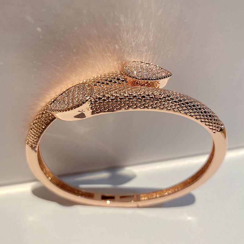 High End Exquisite Copper Zircon Bracelet Full Zirconia Men's and Women's Bracelets