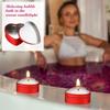 Herzförmige Metalldosen, Leere Bonbongläser mit Deckel, Aufbewahrungsbehälter für Gastgeschenke zum Valentinstag, Kerzen, Hochzeitsfeiern
