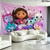 Gaby's Bubble House Muster Heimdeko Wandteppich, Wandbehang, Dekorative Wohnmobil Wandtuch.MGT0918046