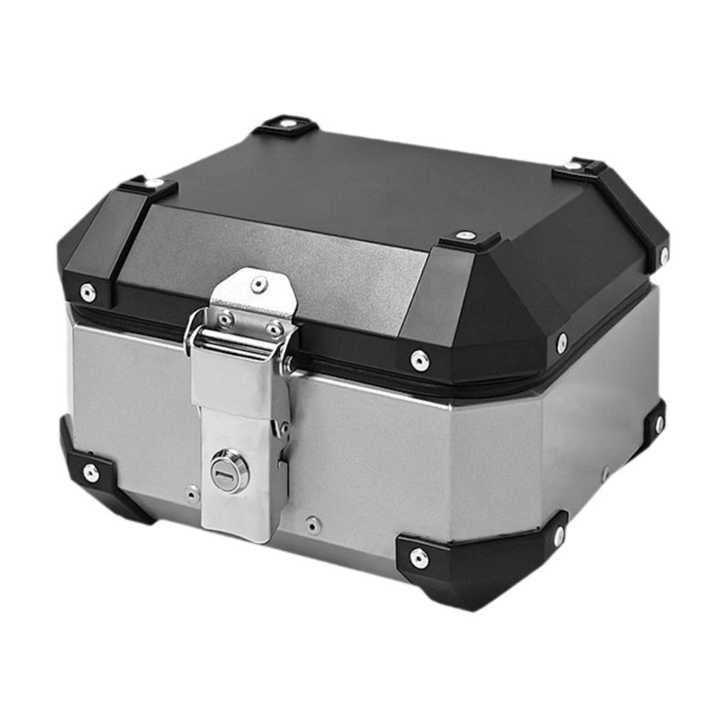 8L Motorcycle Top Case Large Capacity Anti-Losing Multifunction Motorbike Tail Box Trunk with Stable Security Lock