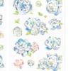 2 Sheets Flower Decals Easily Peel Off Durable Waterproof PET Multi Purpose PET Plants Stickers for