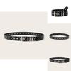 Fashionable Solid Color Star And Rivet Decor Women Casual Belt For Commuter Style And Fashion Accessories