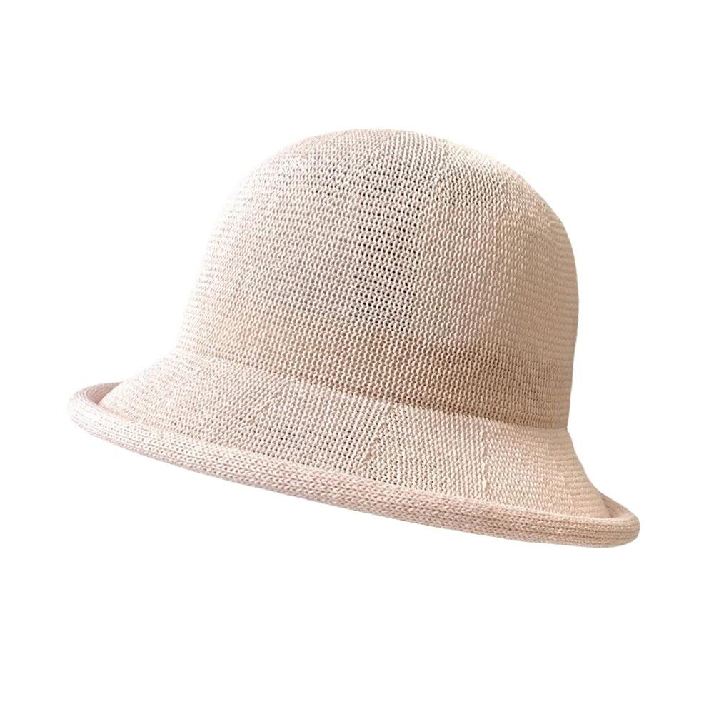 Thin Fisherman's Hats Knitted Sun Hat Fashion Women Bucket Hat Outdoor Beach Vacation Wear