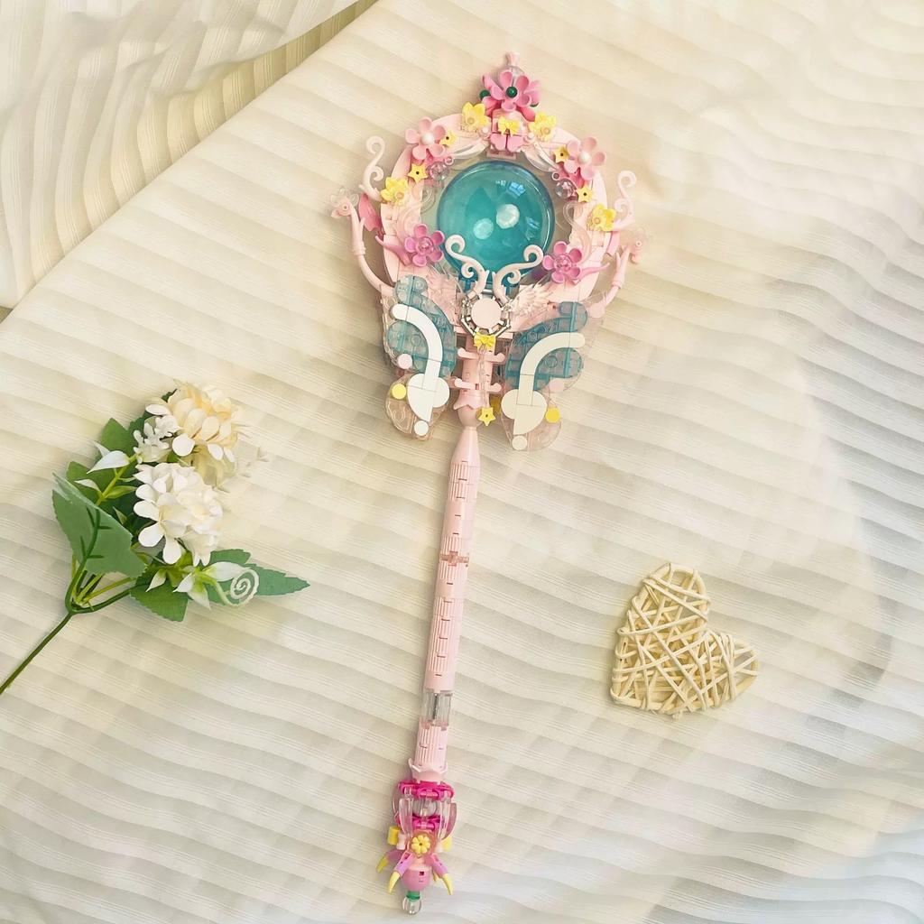 New Moonlight Club Building Block Magic Stick Lace Assembly Model Toy Desktop Decoration Girls Collection Birthday Gifts