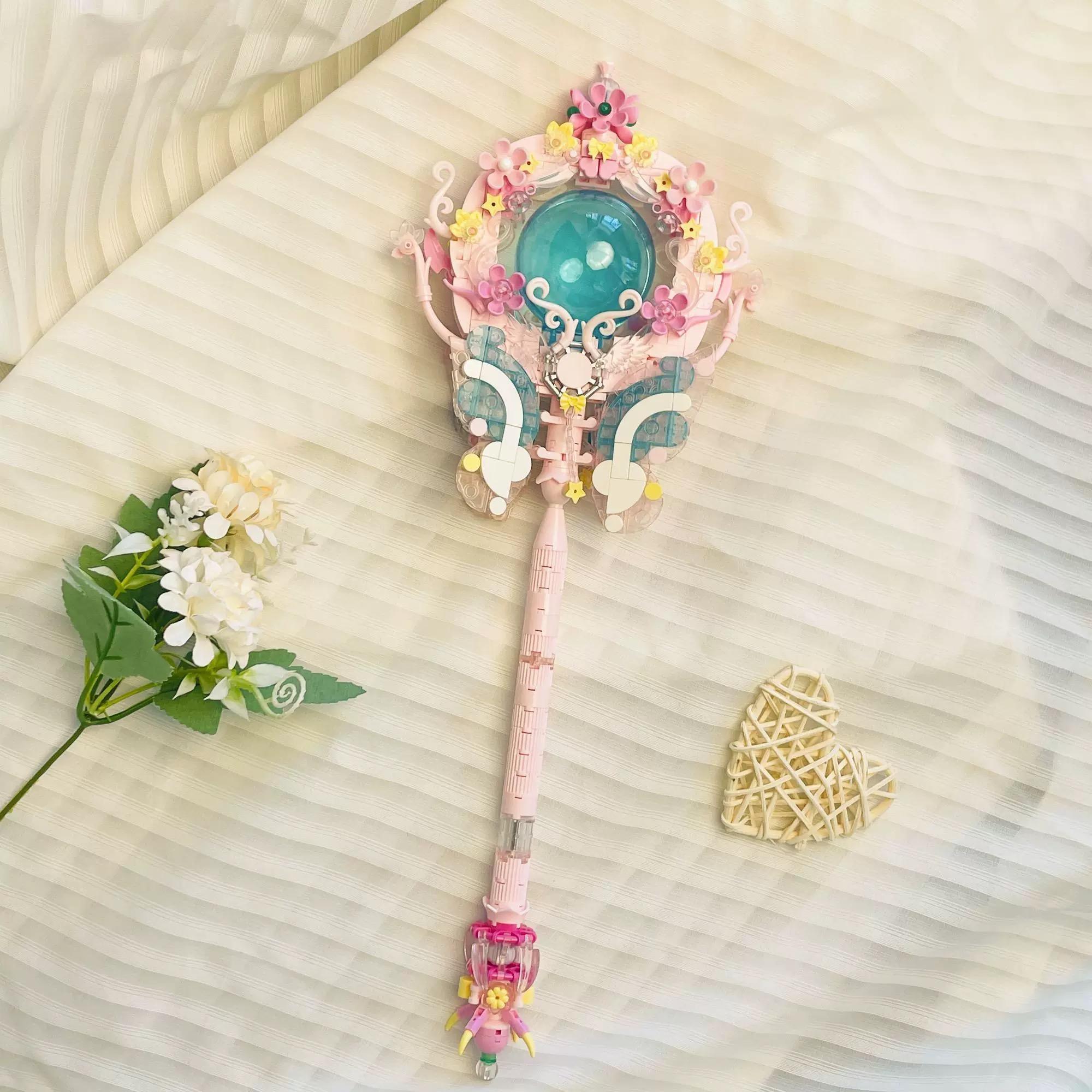 

New Moonlight Club Building Block Magic Stick Lace Assembly Model Toy Desktop Decoration Girls Collection Birthday Gifts no box