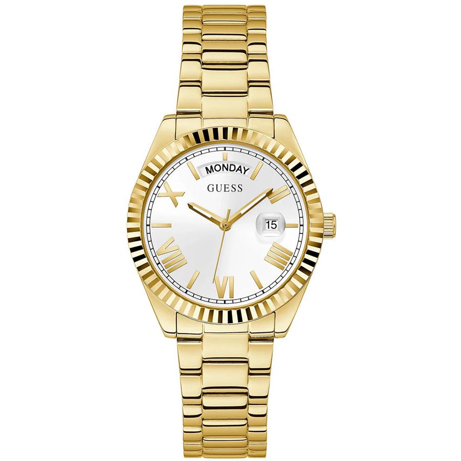 

Guess Gold Stainless Steel Strap Women s Quartz Watch with Date - GW0308L2