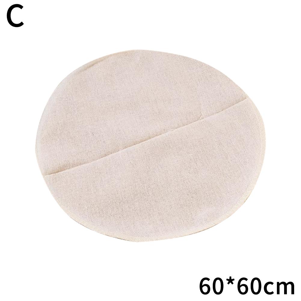 40/50/60CM Pure Cotton Steamer Cloth Household Drawer Cloth Steamed Rice And Bun Mat Round Cotton Gauze Kitchen Steamer