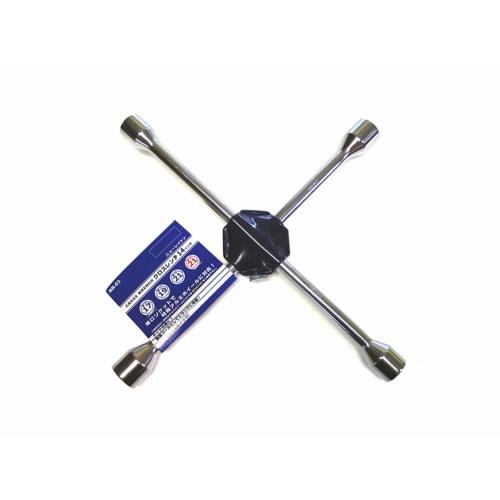 

NEWRAYTON Cross Wrench, 14-inch, 17, 19, 21, and 21mm (thin-edge) with Cover. Perfect for tire changes, puncture repairs, and emergency use. Keep it i