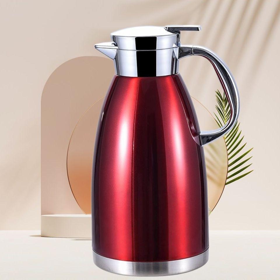 304 Stainless Steel Thermos Flask with Tea Infuser - Large Capacity Hot Water Bottle and Kettle for Home Use