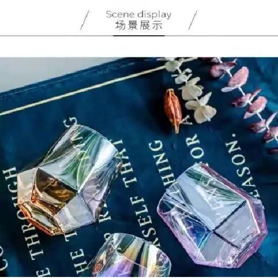 Rauchgrau Whiskey Obstwein Glas Haus Minimalistisch Wohnzimmer Trinken Kreativ Bierkrug Bubble Tea Tasse Set