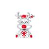 New Copper Red Christmas New Year Animal Love Flower Pendant Beads Fit Original Bracelets Necklaces Jewelry Gifts