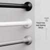 Adjustable No-Punch Telescopic Shower Curtain Rod