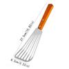 1pc Non-Slip Stainless Steel Frying Spatula for Eggs,Steak,and Fish - Leaky Shovel for Easy Cooking - Durable Kitchen Cookware