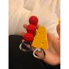 1pc household cute magnetic bottle opener Tomatoes on sticks cheese refrigerator sticker decorative bottle opener1