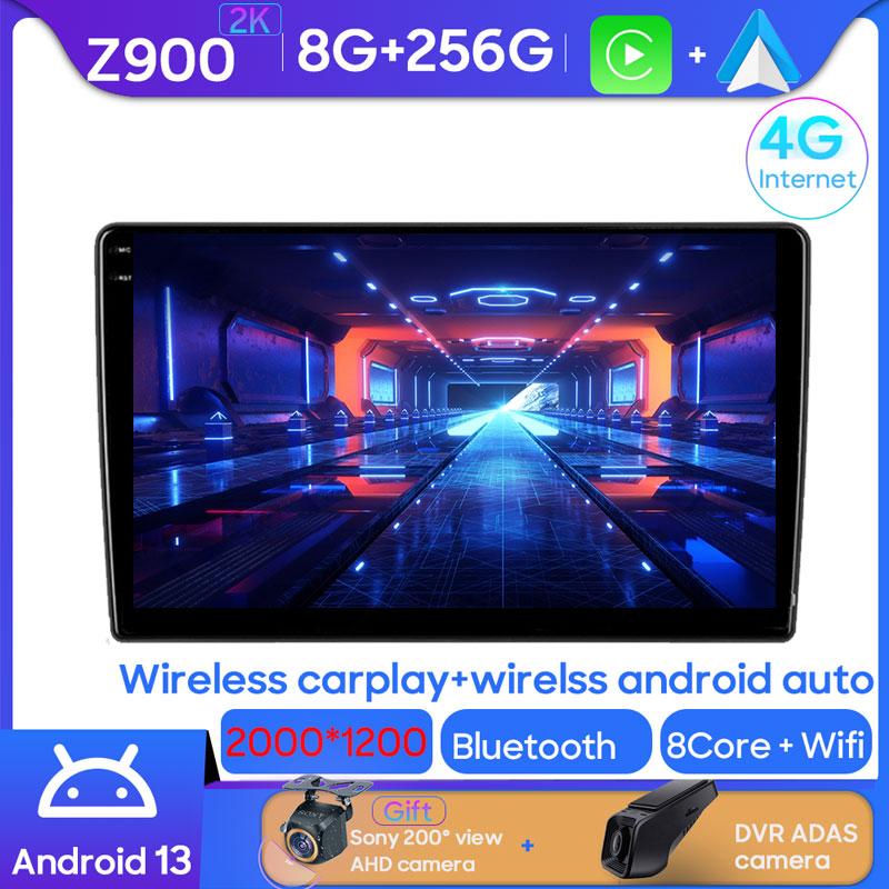 Android Multimedia For Ford Transit 350 2020 - 2021 Car Stereo CPU Radio QLED Player Navigation Carplay Auto HDR  Cam Dash WIFI