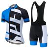 New Team Men Summer Jersey Set Short Sleeve Ropa Ciclismo Hombre Cycling Clothing Triathlon Bib Shorts Suit Bike Uniform Maillot