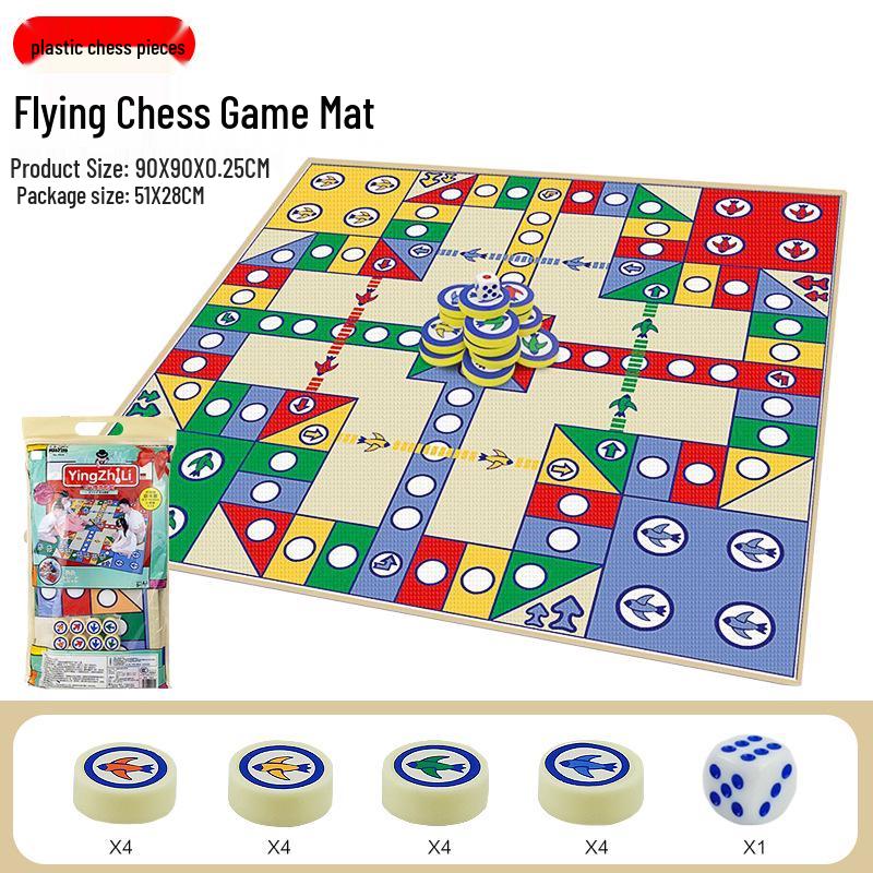 Huaying Foldable Double-Sided Kids' Non-Slip Waterproof Crawling Mat with Free Shipping