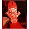 Chinese Style 3D New Year Red Envelope Hongbao Best Wishes Lucky Red Pocket Creative Tranditional Gift Bags Birthday Celebration