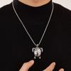 Hip Hop Necklace Men's Stainless Steel Personality Versatile Trendy Flu Turtle Titanium Jewelry