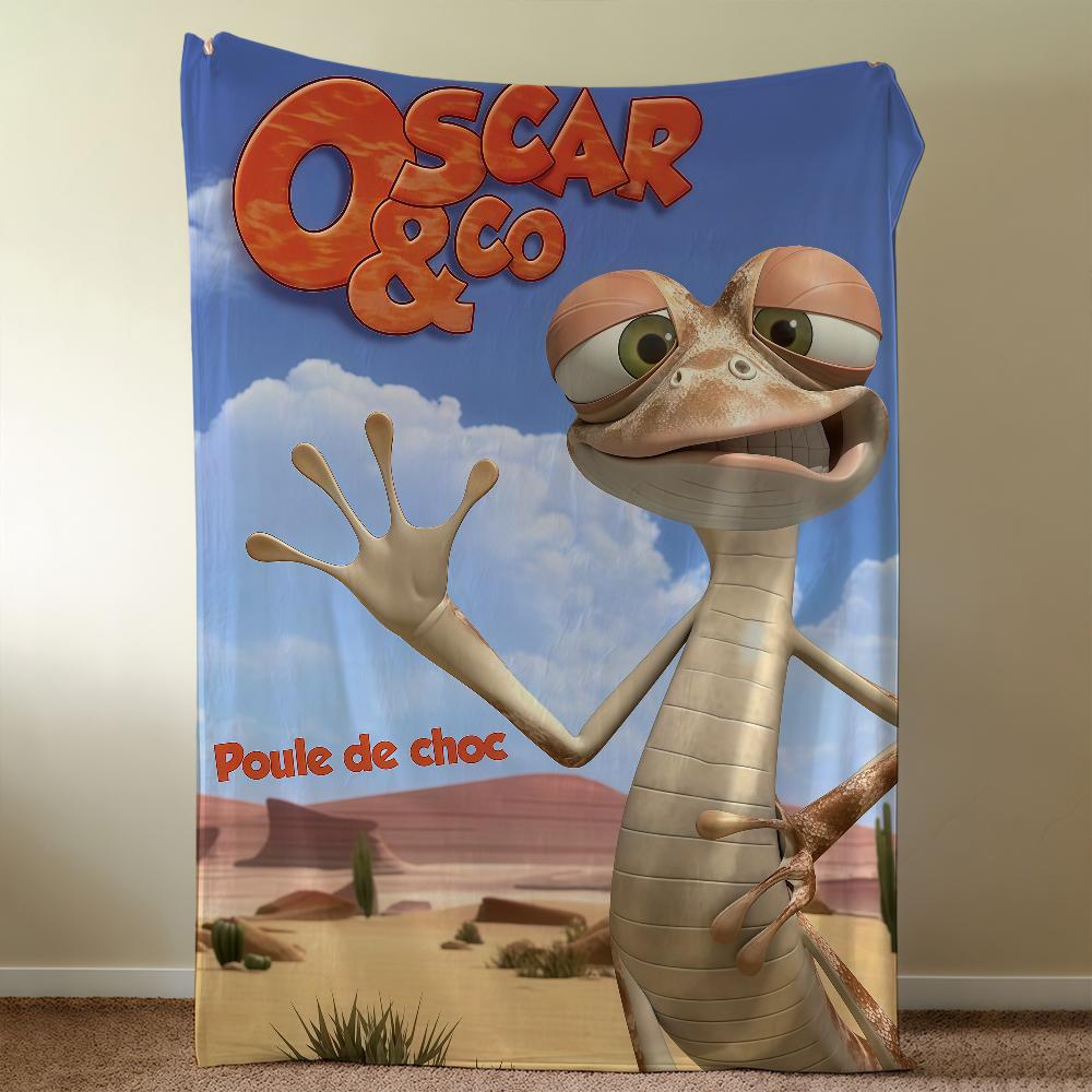Cartoon Oscar's Oasis Blanket Soft Warm Furry Throw Super Kids Toys Bed Sofa Car Cradle
