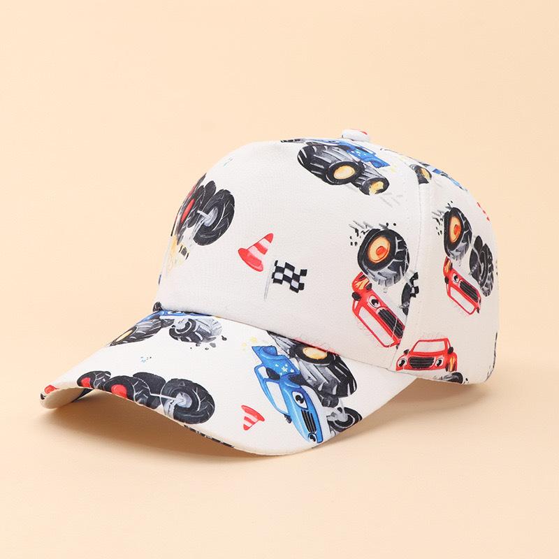 Cartoon Dinosaurs Whales Fruit Rocket Kid Baby Base Ball Cap Animal Image Printing Spring Summer Sunshade Hat